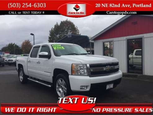 2007 Chevrolet Silverado 1500 Crew Cab LTZ Pickup 4D 5 3/4 ft Cars and for sale in Portland, OR