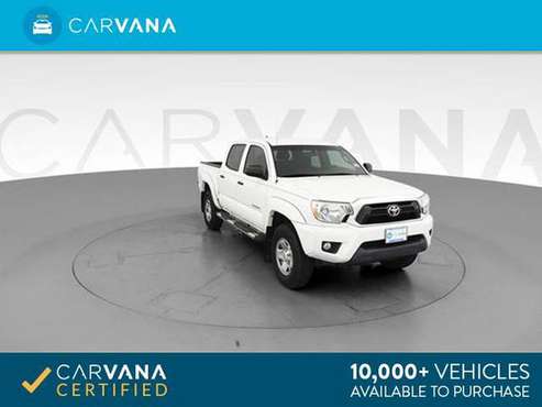 2015 Toyota Tacoma Double Cab PreRunner Pickup 4D 5 ft pickup WHITE - for sale in Covington, OH