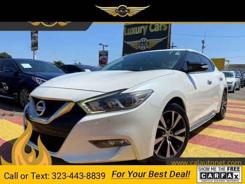 2016 Nissan Maxima 3 5 SV sedan Pearl White - - by for sale in INGLEWOOD, CA