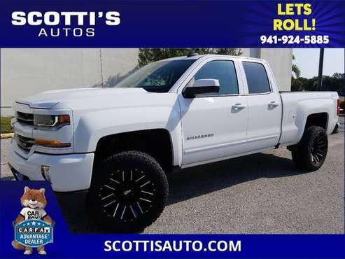 2016 Chevrolet Silverado 1500 LT4X4~ DOUBLE CAB~ LIFTED~ GREAT COLOR~ for sale in Sarasota, FL