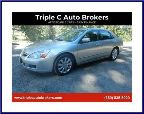 07 HONDA ACCORD INEXPENSIVE COMMUTER CAR/1st CAR 1000 DOWN for sale in WASHOUGAL, OR