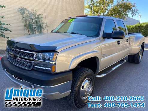 2005 CHEVROLET 3500 CREW CAB LS DUALLY ~ DURAMAX ~ FOUR WHEEL DRIVE... for sale in Tempe, AZ