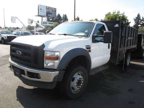 2008 Ford F550 11ft Flatbed Dump for sale in Kent, WA