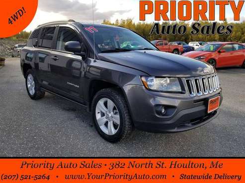 2017 Jeep Compass ~ 4WD and Bluetooth! for sale in Houlton, ME