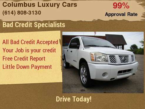 2007 Nissan Titan 4WD Crew Cab LE Finance Made Easy Apply NOW !!! for sale in Columbus, OH