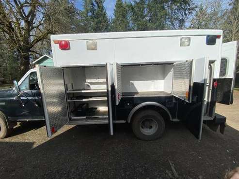 F450 Former OSP Unit W/Ambulance Body Van Life! for sale in Dundee, OR
