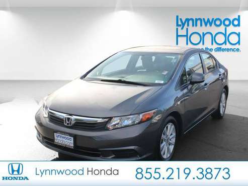 2012 Honda Civic EX for sale in Edmonds, WA