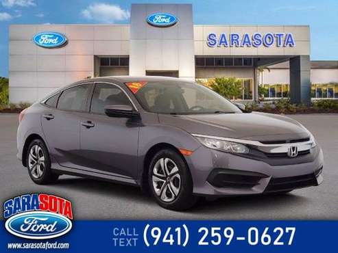 2018 Honda Civic LX - - by dealer - vehicle automotive for sale in Sarasota, FL