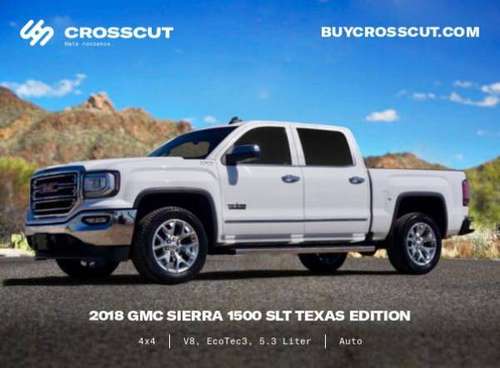 2018 GMC Sierra 1500 SLT Gas 4x4 - - by dealer for sale in Tucson, AZ