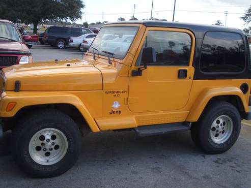 1999 jeep wrangler 4.0 sahara edition for sale in Jacksonville, NC