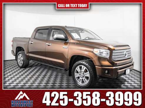 2014 Toyota Tundra Platinum 4x4 - - by dealer for sale in Lynnwood, WA