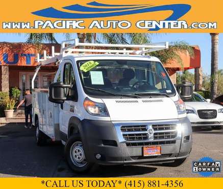 2018 Ram ProMaster 3500 Standard Cab Utility Service Work Truck... for sale in Fontana, CA
