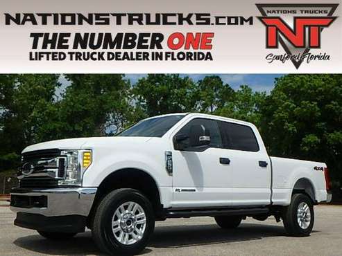 2017 FORD F250 XLT Crew Cab POWERSTROKE DIESEL 4X4 - LOW LOW MILES for sale in Sanford, FL