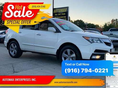 2012 Acura MDX SH AWD 4dr SUV - Your job is your credit! for sale in Roseville, CA