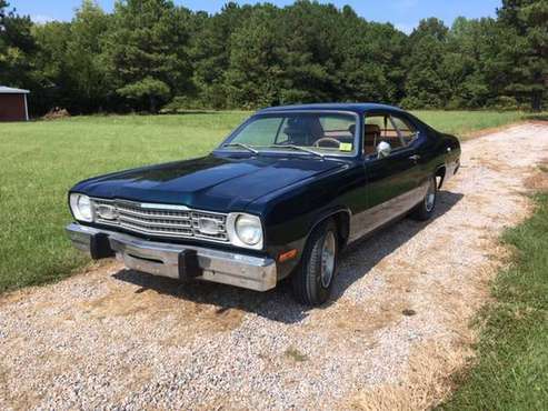 Dark Forest Green / Tan Interior 318 Plymouth Duster Runs Great! for sale in Farmville, VA