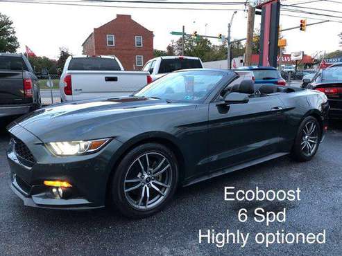 2016 Ford Mustang 2dr Conv EcoBoost Premium - 100s of Posi for sale in Baltimore, MD