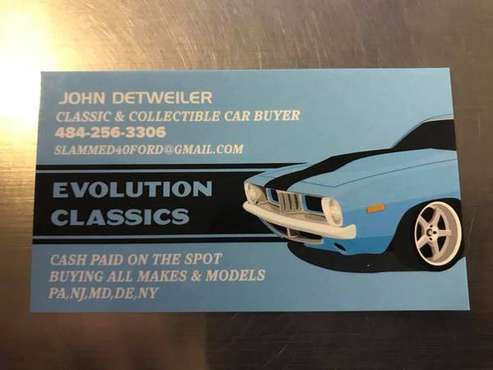 MUSCLE CARS AND CLASSIC CARS AND TRUCKS WANTED! - cars & for sale in Reading, MD