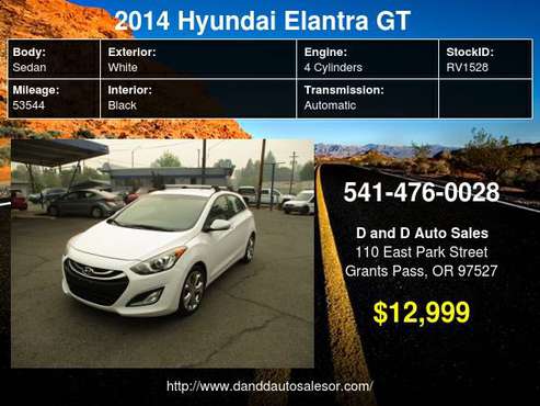 2014 Hyundai Other 5dr HB Auto D AND D AUTO - cars & trucks - by... for sale in Grants Pass, OR