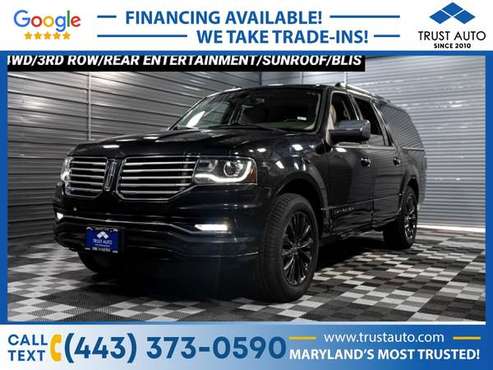 2015 Lincoln Navigator L 8-Pass Luxury SUV wRear Entertainment for sale in Sykesville, MD