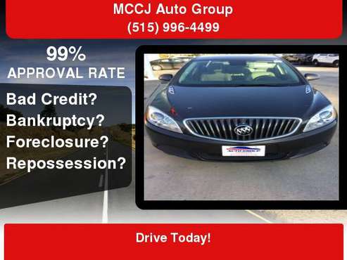 2016 Buick Verano 4dr Sdn GUARANTEED CREDIT APPROVAL! *LOW DOWN... for sale in Des Moines, IA