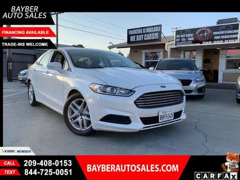 2016 Ford Fusion SE - - by dealer - vehicle automotive for sale in Modesto, CA