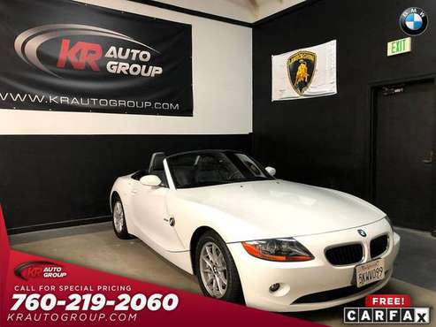 2004 BMW Z4 ** 83675 MILES** 2 OWNER** MUST SEE for sale in Palm Desert , CA