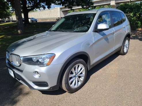 2016 BMW X3 28i XDrive AWD Silver/Black Dealer Serviced Premium for sale in Portland, OR