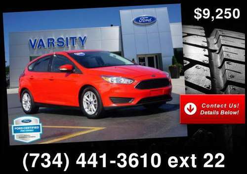 2015 Ford Focus SE for sale in Ann Arbor, MI