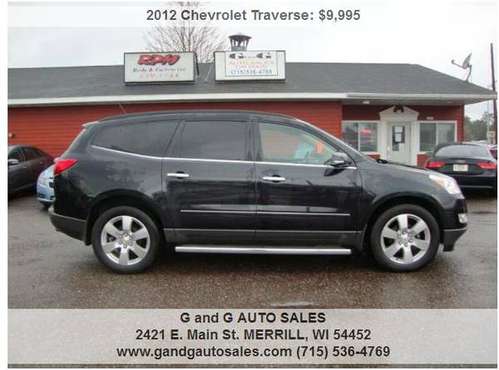 2012 Chevrolet Traverse LTZ AWD 4dr SUV 147574 Miles for sale in Merrill, WI