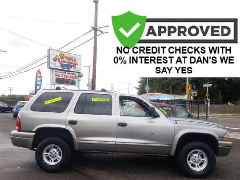 We Approve YOU! 1999 DODGE DURANGO SLT 3rd Row Seating for sale in Springfield, OR