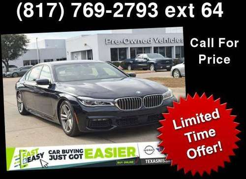 2016 BMW 7 Series 750i xDrive - - by dealer - vehicle for sale in GRAPEVINE, TX