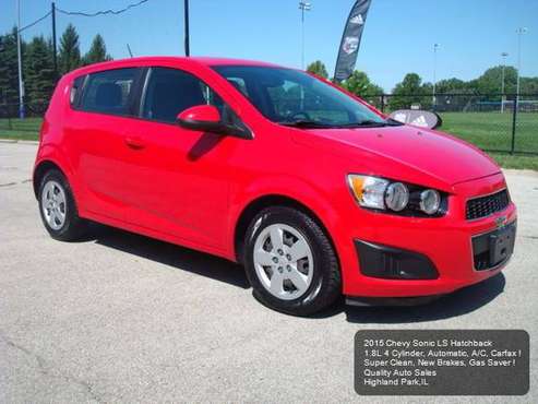 2015 Chevrolet Sonic LS Auto Hatchback 1 Owner Carfax for sale in Highland Park, IL
