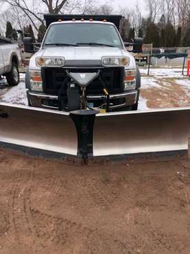 2009 Ford F-550 Super Cab Dump Truck 4x4 Snow Plow/Sander - cars & for sale in Cromwell, CT