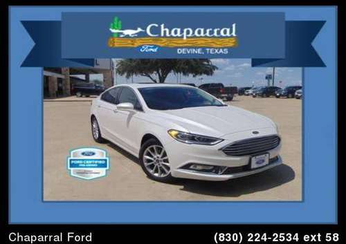 2017 Ford Fusion Se (Mileage: 40,627)Ford Certified for sale in Devine, TX