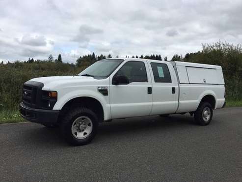 2009 Ford F-250 Super Duty 4x4 XL 4dr Crew Cab 8 ft. LB Pickup for sale in Olympia, WA