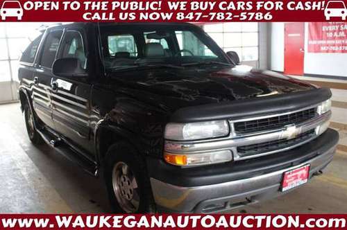 2001 *CHEVROLET/CHEVY* *SUBURBAN 1500* 4WD 5.3L V8 3ROW TOW 193722 for sale in WAUKEGAN, IL