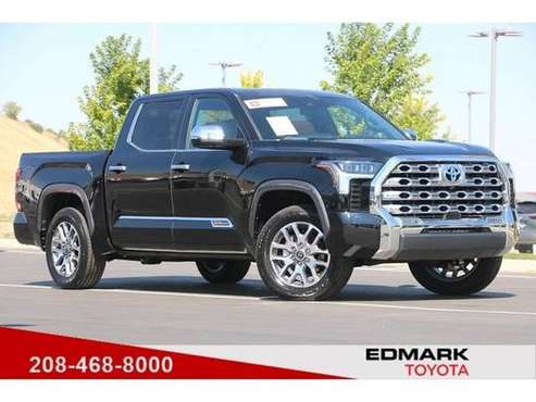 2022 Toyota Tundra 1794 Edition Hybrid pickup Black for sale in Nampa, ID