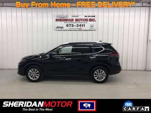 2019 Nissan Rogue SV Black - SM77340C WE DELIVER TO MT NO SALES for sale in Sheridan, MT