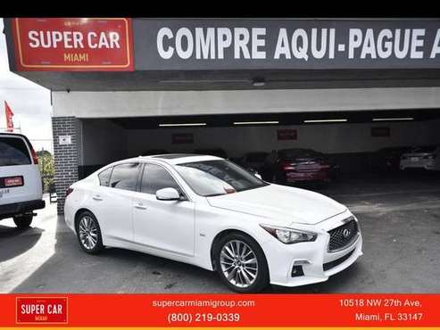 2018 INFINITI Q50 3 0t LUXE Sedan 4D BUY HERE PAY HERE - cars & for sale in Miami, FL