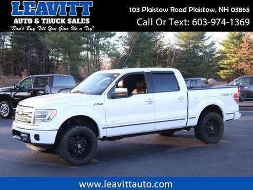2013 Ford F-150 PLATINUM SUPERCREW 3.5L 4X4 LOADED SOUTHERN! - cars... for sale in Plaistow, MA