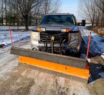 Plow truck, snow plow, 2008 GMC 2500 HD SLE - - by for sale in Brookston, IN
