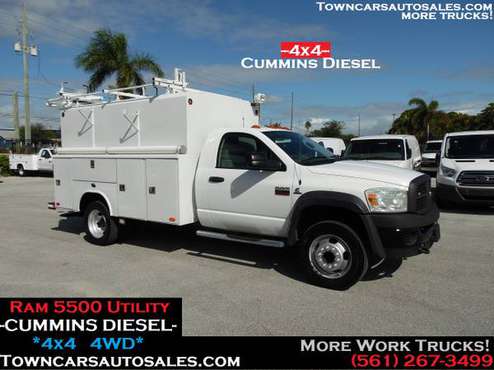 2010 Dodge Ram 5500 4x4 Enclosed Work Tool Utility SERVICE TRUCK for sale in West Palm Beach, FL
