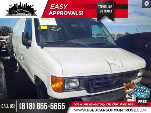 2007 Ford Econoline Cargo Van Recreational FOR ONLY 267/mo! - cars for sale in montrose, CA