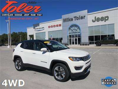 REDUCED! 2021 Jeep Compass Limited 4WD-1 Owner (Stk p3061) - cars & for sale in Morehead City, NC
