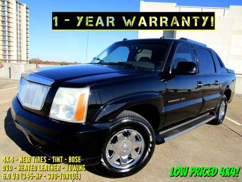 1 YEAR WARRANTY! Cadillac Escalade EXT 4x4 Leather moon 1500 F150 for sale in Springfield►►►(1 YEAR WARRANTY), MO