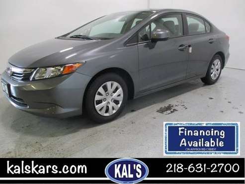 2012 Honda Civic Sdn 4dr Auto LX for sale in Wadena, MN