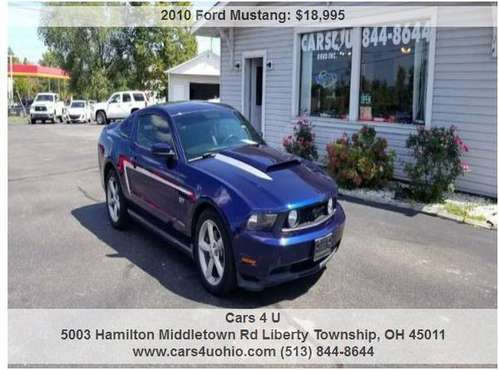 2010 Ford Mustang GT Premium 5 Speed Manual - - by for sale in Hamilton, OH