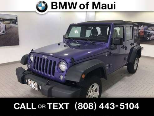___Wrangler Unlimited___2017_Jeep_Wrangler Unlimited__ for sale in Kahului, HI