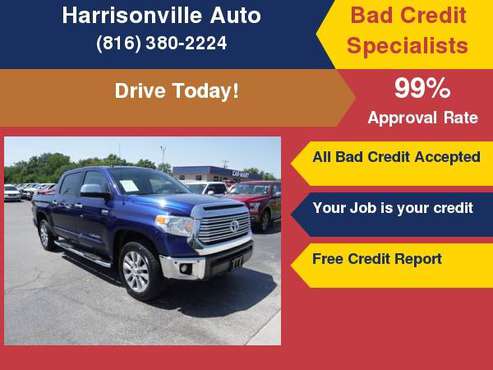 2015 Toyota Tundra Limited Leather Nav Sunroof Open 9-7 for sale in Harrisonville, MO