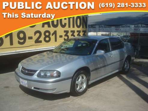 2002 Chevrolet Impala Public Auction Opening Bid for sale in Mission Valley, CA